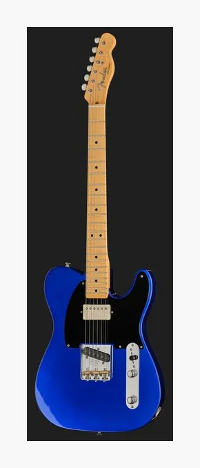 Fender 52 Tele Closet Classic Cobalt, profilo laterale del corpo