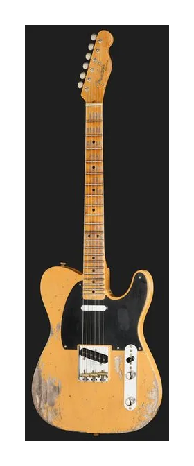 Fender 52 Tele ANB Heavy Relic, selettore pickup e jack di uscita