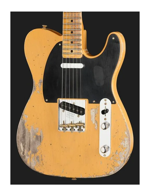 Fender 52 Tele ANB Heavy Relic, capotasto e prime posizioni della tastiera