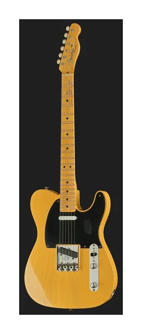 Fender 52 Tele BTB JM Relic MN, profilo laterale del corpo