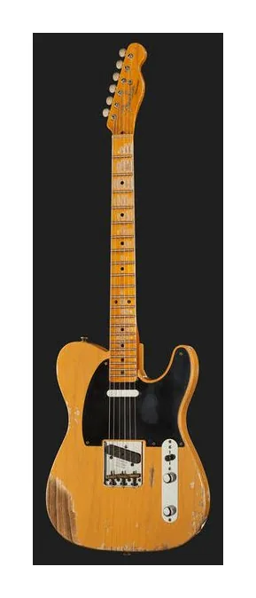 Fender 52 Telecaster BB Heavy Relic, pickup e manopole dei controlli