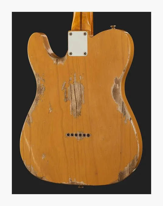 Fender 52 Telecaster BB Heavy Relic, capotasto e prime posizioni della tastiera