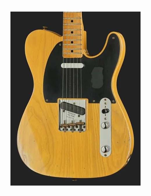 Fender 53 Tele BTB Relic MN, capotasto e prime posizioni della tastiera