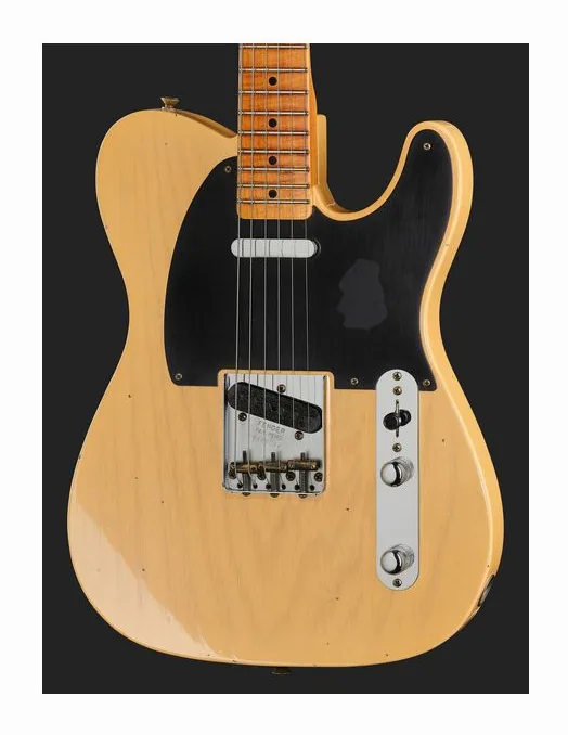 Fender 54 Tele Jmr FANB, manico e tastiera visti di lato