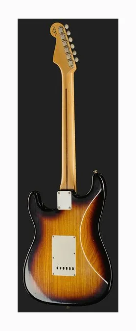 Fender 55 Strat 2TSB Journeyman Relic, vista posteriore del corpo