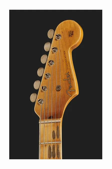 Fender 55 Strat BLK Journeyman Relic, ponte e meccaniche di intonazione