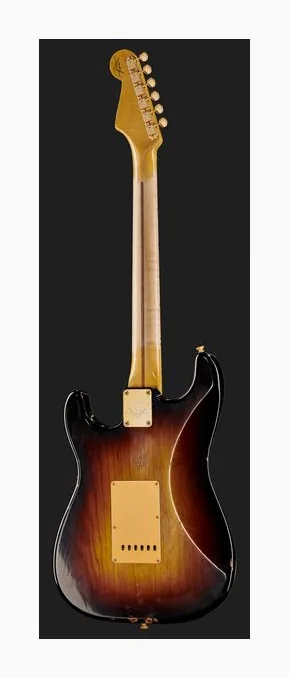 Fender 55 Strat Bone Tone WF2CS Relic, profilo laterale del corpo