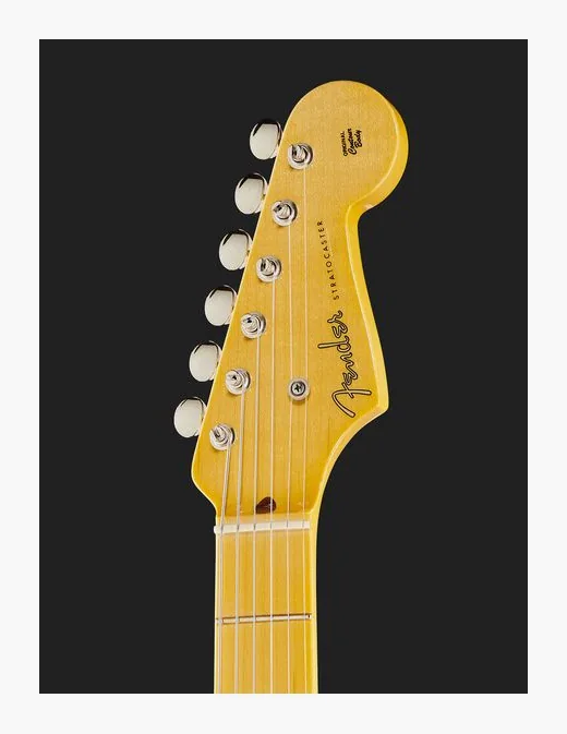 Fender 55 Strat Hardtail WF2CS NOS, manico e tastiera visti di lato