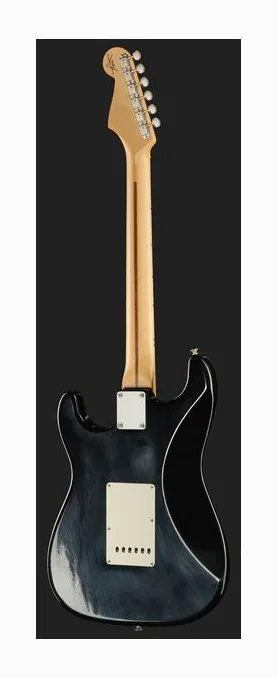 Fender 55 Strat MN Black ClosetClassi, corpo e verniciatura in primo piano