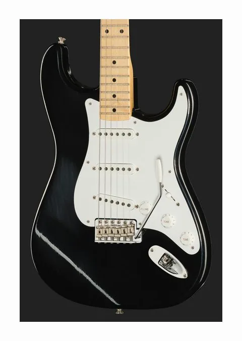 Fender 55 Strat MN Black ClosetClassi, profilo laterale del corpo