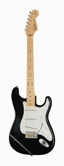 Fender 55 Strat MN Black ClosetClassi in primo piano frontale