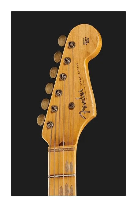 Fender 55 Strat BLK Relic, vista posteriore del corpo