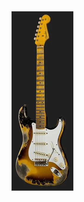 Fender 56 Strat 2CS Super Heavy Relic, pickup e manopole dei controlli