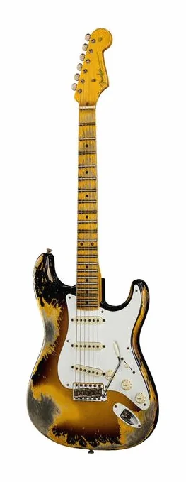 Fender 56 Strat 2CS Super Heavy Relic fotografato frontalmente