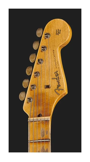 Fender 56 Strat FRD Journeyman Relic, capotasto e prime posizioni della tastiera