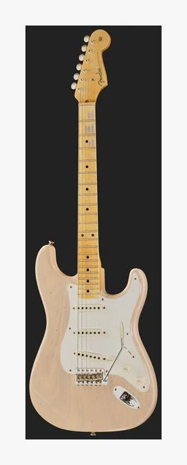 Fender 56 Strat Journeyman Relic DWB, corpo e verniciatura in primo piano