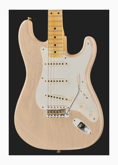 Fender 56 Strat Journeyman Relic DWB, manico e tastiera visti di lato