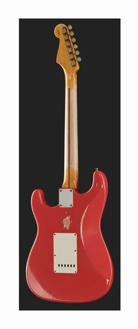 Fender 56 Strat FRD Relic, manico e tastiera visti di lato