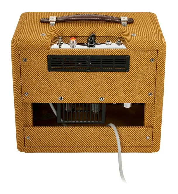 Fender 57 Custom Champ, logo e finiture del pannello frontale