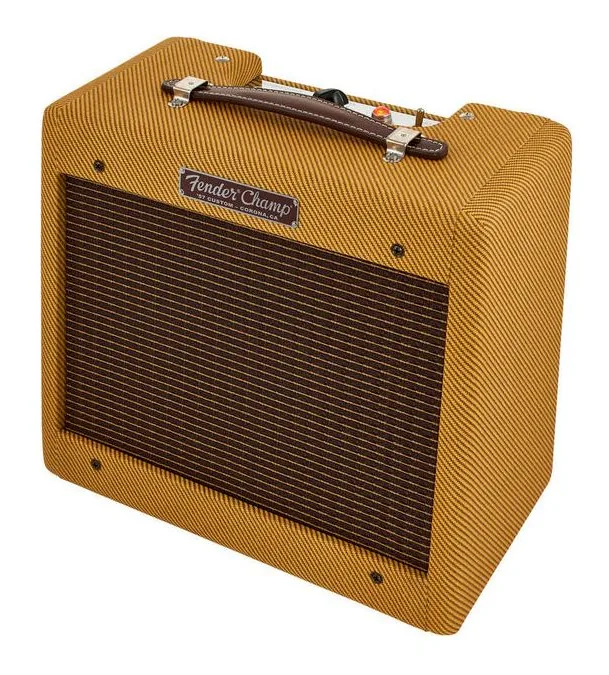 Fender 57 Custom Champ fotografato frontalmente
