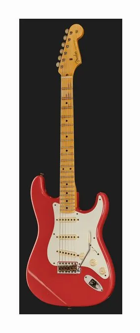 Fender 57 Strat FRD Journeyman Relic, manico e tastiera visti di lato