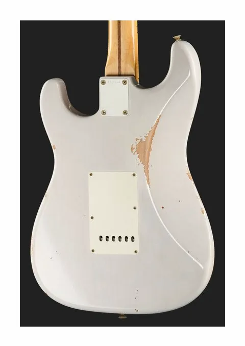 Fender 57 Strat WBL Relic, capotasto e prime posizioni della tastiera