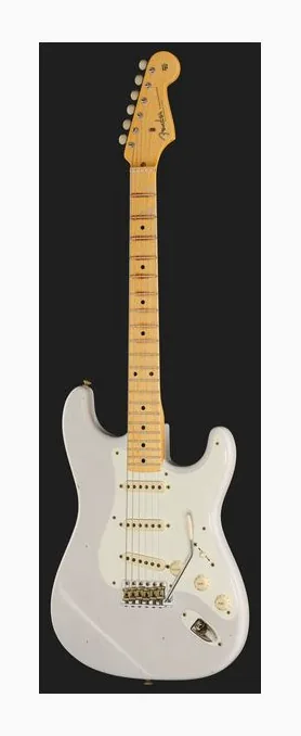 Fender 57 Strat WBL JM Relic, corpo e verniciatura in primo piano