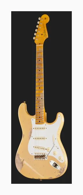 Fender 57 Stratocaster Nocaster Bl HR, corpo e verniciatura in primo piano