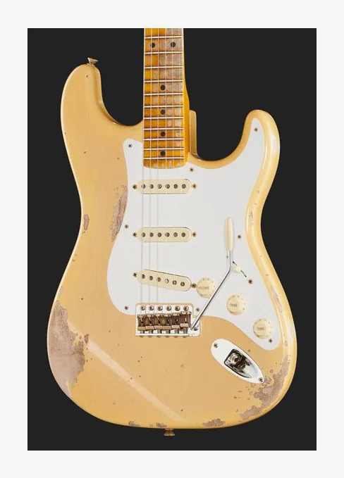 Fender 57 Stratocaster Nocaster Bl HR, profilo laterale del corpo