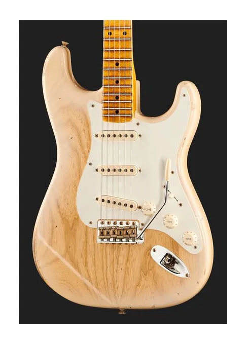 Fender 58 Strat NAB Relic, corpo e verniciatura in primo piano