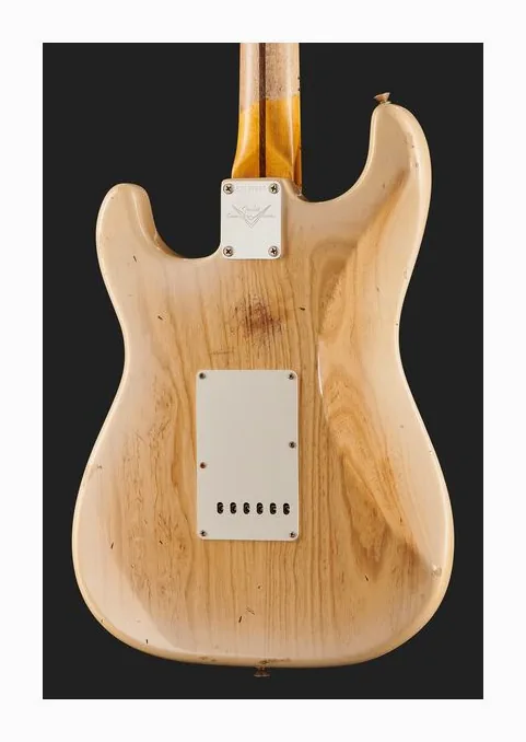Fender 58 Strat NAB Relic, manico e tastiera visti di lato