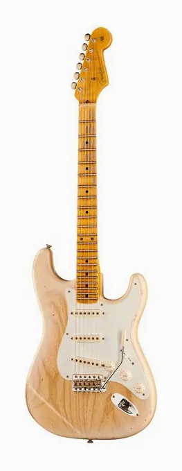 Fender 58 Strat NAB Relic fotografato frontalmente