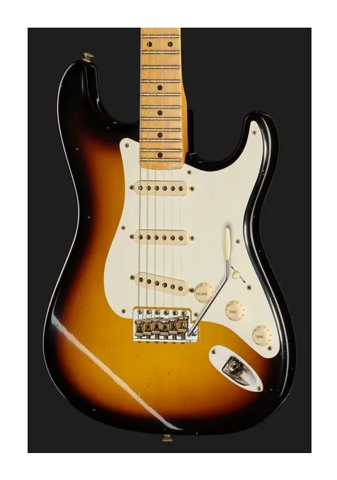 Fender 59 Strat 2TSB JM Relic, capotasto e prime posizioni della tastiera