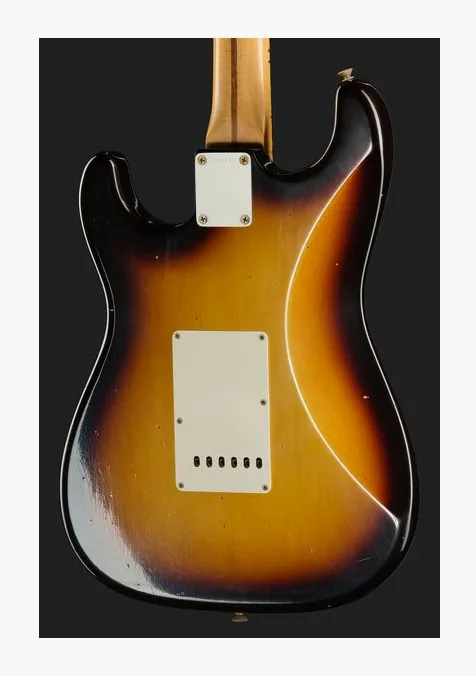 Fender 59 Strat 2TSB JM Relic, curve del body viste dall'alto