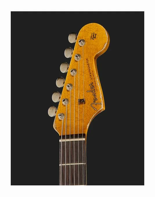 Fender 59 Strat AVWoC3CS Super Relic, profilo laterale del corpo