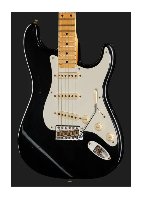 Fender 59 Strat Black JM Relic, pickup e manopole dei controlli