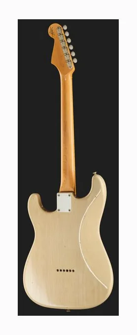 Fender 59 Strat RW Vintage Blonde JRN, paletta con meccaniche e logo