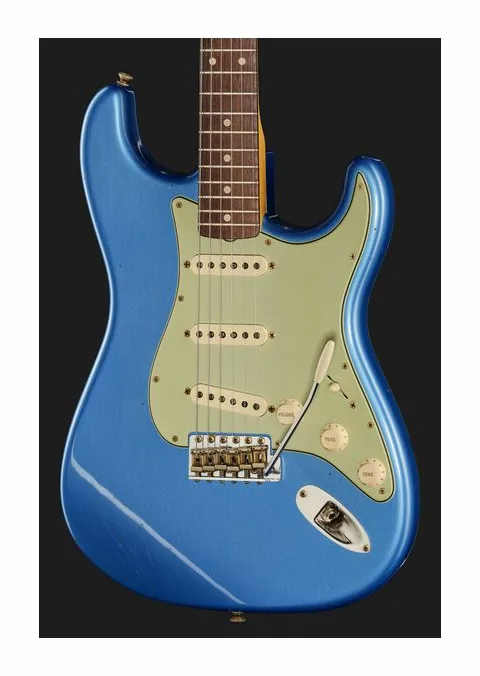 Fender 60 Strat LPB JM Relic, profilo laterale del corpo