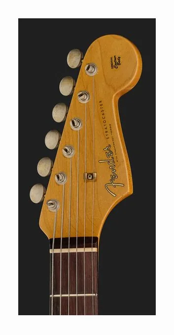 Fender 60 Strat LPB JM Relic, capotasto e prime posizioni della tastiera