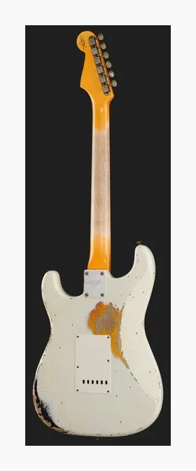 Fender 60 Strat AOW/3TSB Heavy Relic, capotasto e prime posizioni della tastiera