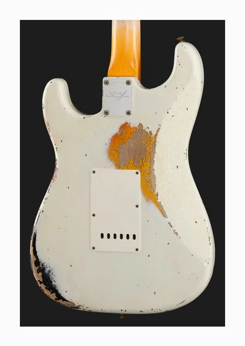 Fender 60 Strat AOW/3TSB Heavy Relic, profilo laterale del corpo