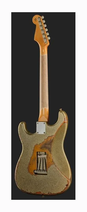 Fender 60 Strat GSoBB SuperRelic MBDB, profilo laterale del corpo