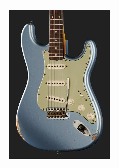 Fender 60 Strat IBM Relic, vista posteriore del corpo