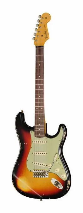 Fender 60 Strat 3TSB Relic visto di fronte