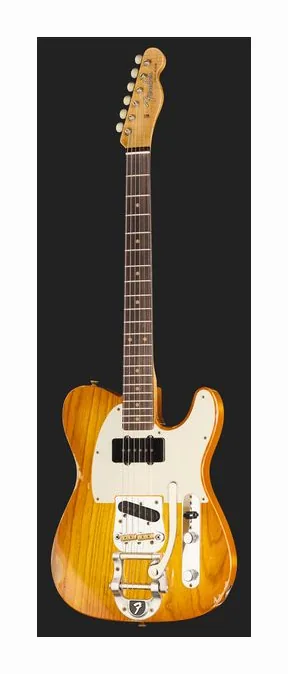 Fender 60 Tele Bigsby Relic FHB, vista posteriore del corpo