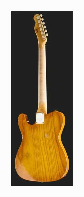 Fender 60 Tele Bigsby Relic FHB, curve del body viste dall'alto