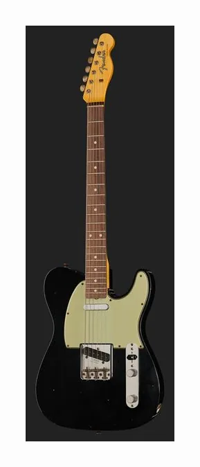 Fender 60 Tele BLK Journeyman Relic, ponte e meccaniche di intonazione