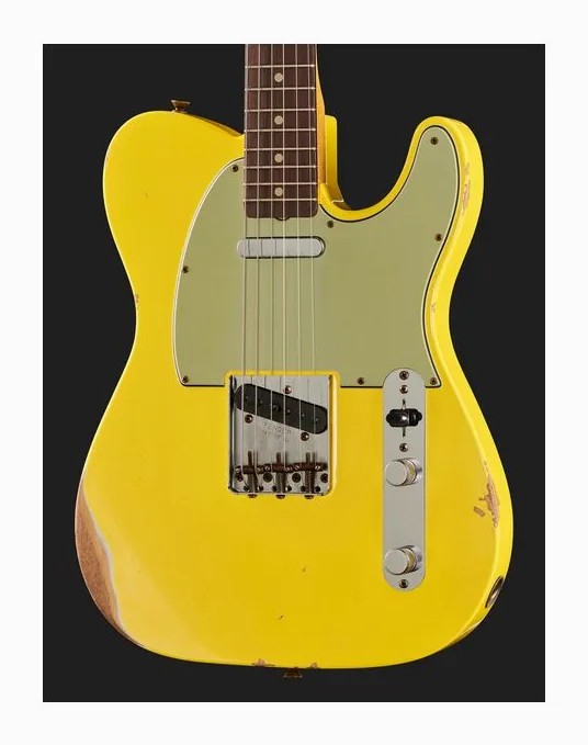 Fender 60 Tele Relic RW GYW, curve del body viste dall'alto