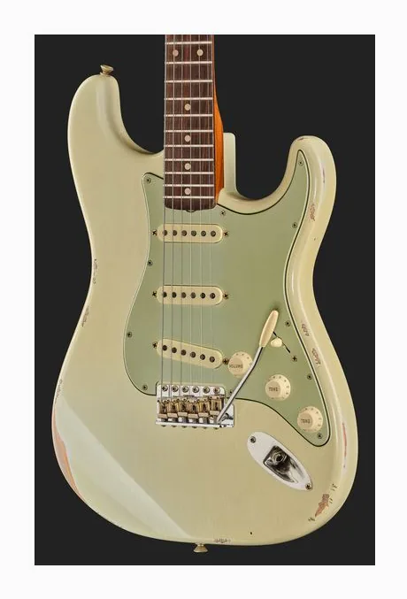 Fender 60s DM II CR Strat Relic TG, pickup e manopole dei controlli