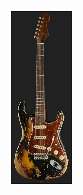 Fender 61 Strat Roasted ABCS SH Relic, ponte e meccaniche di intonazione